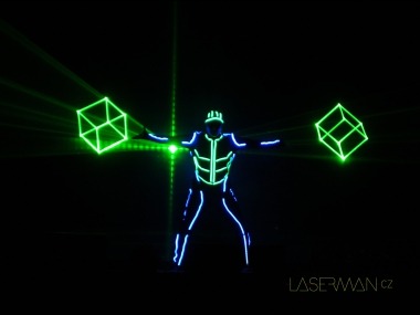 Laser shadows